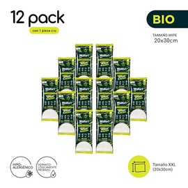 Walfort | Toallitas húmedas refrescantes para corporal. Hipoalergénicas, dermatológicamente probadas, biodegradables. Ideales para limpiar, refrescar y absorber el sudor al instante. Caja con 12 piezas.