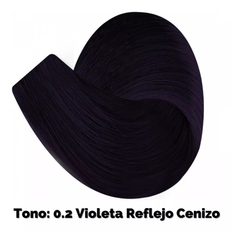 Nutrapel Color Tech Tinte Tono Chromo 0.2 Violeta Reflejo Nacarado