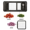 PL8 Professional Chopper, Black - Multi-Functional Vegetable Chopper, Dicer, and