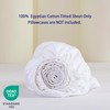 100% Egyptian Cotton Fitted Sheet Full Size Only, 600 Thread