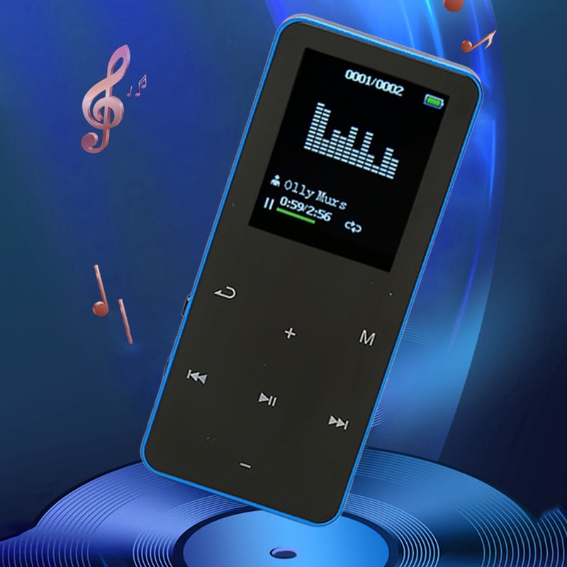 MP3 Player 8G Bluetooth 4.2 1.8 Inch Screen Noise Reduction
