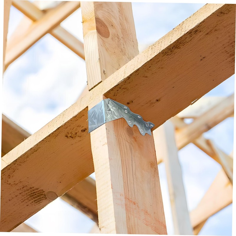 COHEALI 20pcs Joist Hangers Face Mount Hurricane Ties for Rafter