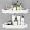 Wisfame Aluminium Shower Corner Shelves - Rustproof Shower Caddy No