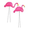 Rhode Island Novelty 34 Inch Pink Flamingo Yard Ornaments, Set