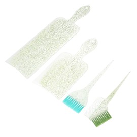 TOVINANNA 1set Hair Dyeing Brush Board Hair Coloring Highlighting Tool Protect Scalp