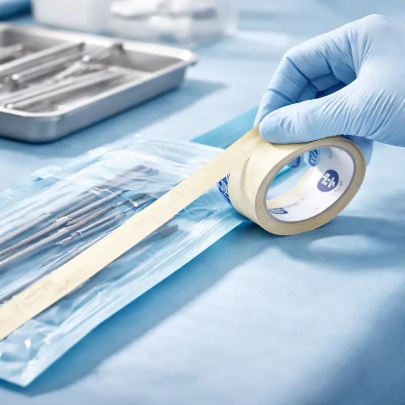 Protec Cinta Testigo 18mm X 50 M Para Esterilización A