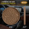 ME.FAN Car Cup Coaster [4 Pack] Silicone Car Coasters/Cup Mats