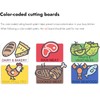 CURTA 2-Pack Green Cutting Boards for Kitchen, 18" x 12"