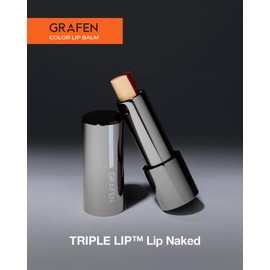 GRAFEN Grafen Triple Lip? Tinted Lip Balm C Natural Color Lip Care with Moisture, MATT FINISH, Nourishing Oils for Soft & Healthy Lips (Multiple Shades) (Red Brown)