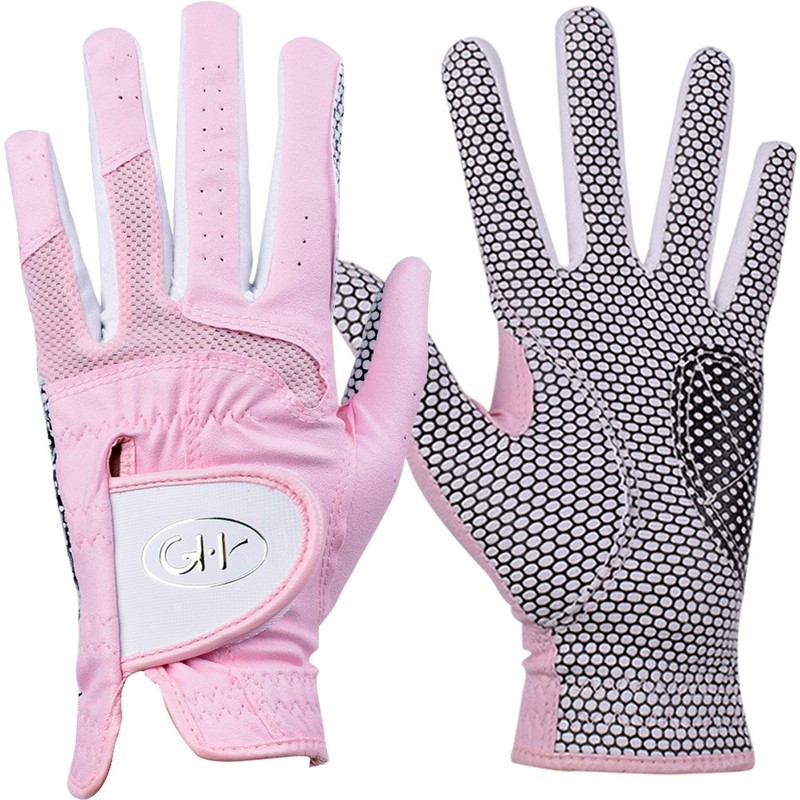 GH - Guantes de golf de piel para mujer, un