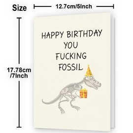 WowBefun Funny Birthday Card for Men, Husband | Humorous & Unique Birthday Gifts & Decorations
