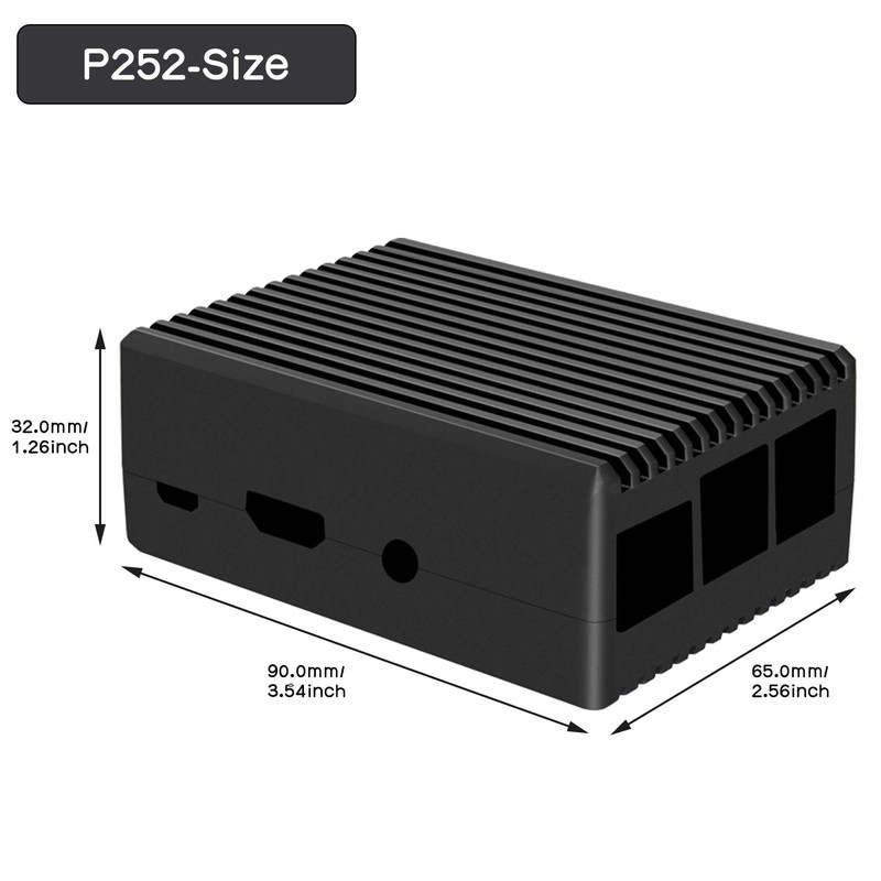 Geekworm Raspberry Pi 3 B+/ 3B Case, Passive Cooling Metal