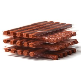 Chrov 100Pcs Tire Plugs, Rubber Tire Repair Plugs for Tubeless Off-Road Tires Car, ATV, Utv, Wheelbarrow 4" X1/4" Brown