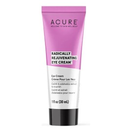 ACURE | Crema Rejuvenecedora para Contorno de Ojos, Desinflama y Reduce la Apariencia de Finas Líneas, Hidrata y Refresca la Mirada, 30 ml