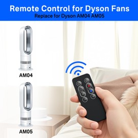 922662-06/922662-07 Replacement Control for Dyson AM04 AM05 Remote, Part 965824-03 Models of AM07 AM06 AM04 AM05 AM08 Dyson Remote Hot + Cool Fan Heater Control