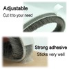 Self-Adhesive Pile Weather Stripping Seal for Sliding Windows and Door