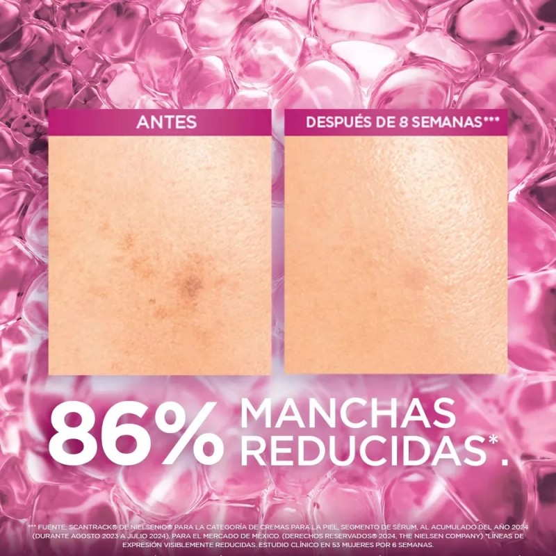 Gel Crema Noche Antimanchas L'oréal Paris Ácido Glicólico