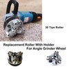 ACTINTOOL 30 Tips Bush Hammer Replacement Roller for 5 Inch