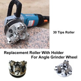 ACTINTOOL 30 Tips Bush Hammer Replacement Roller for 5 Inch Bush Hammer Grinding Plate