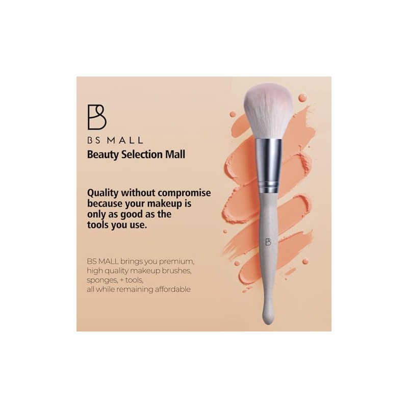 BS-MALL Set De Brochas De Maquillaje Premium De 14 Piezas