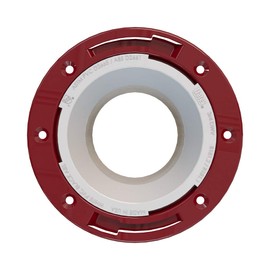 Oatey 3 in. or 4 in. PVC Closet Flange with Metal Ring without Test Cap