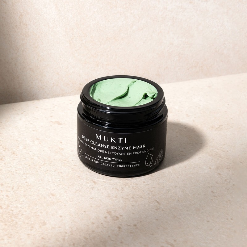 MUKTI Deep Cleanse Enzyme Mask, 50g