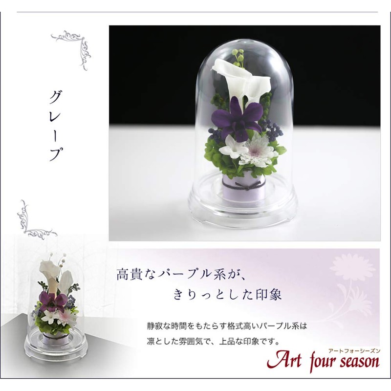 Art Four Seasons ● Offering Flowers 2 Colors Preserved Flowers