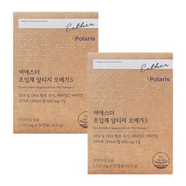 Esther Formula Yeo Esther Supercritical Altige Omega 3 30 capsules 2 boxes 1020mg x 30 capsules 2 boxes / 여에스더 초임계 알티지 오메가3 30캡슐 2박스 1020mg x 30캡슐 2박스