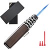 DOUBFIVSY Butane Torch Lighter, Refillable Kitchen Cooking Torch with Safety