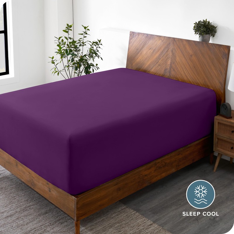 Bare Home 22" Fitted Bottom Sheet - Premium 1800 Ultra-Soft