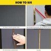 JEWELTH 16FT/5M Gold Metalized Wall Trim Molding Peel & Stick,