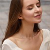 EVER FAITH 925 Sterling Silver Small Sideways 8 Shaped Infinity