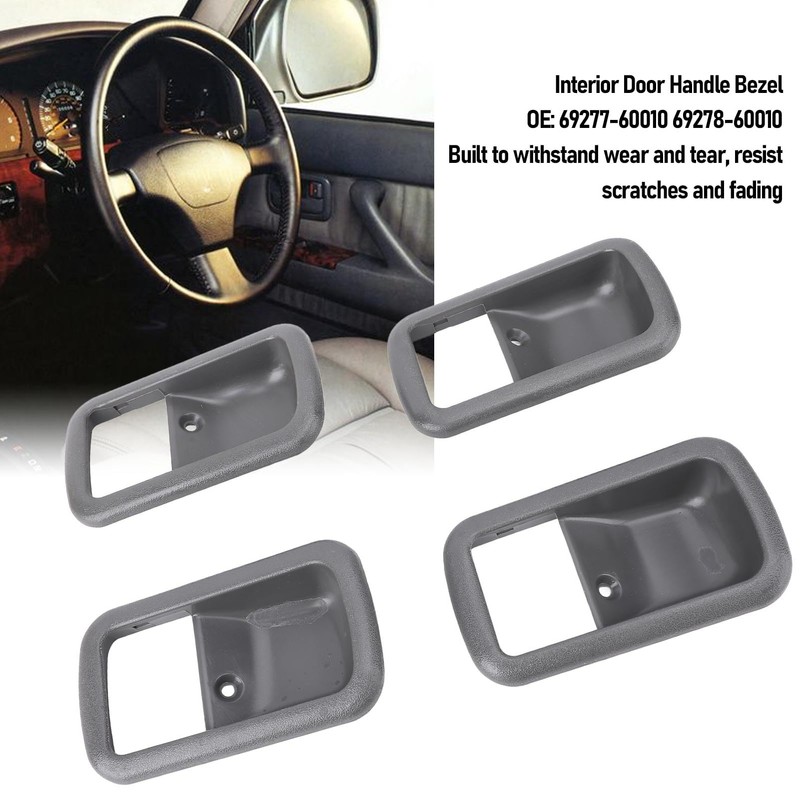 4 Pcs Inner Door Handle Bezel 69277-60010 Replacement for 80