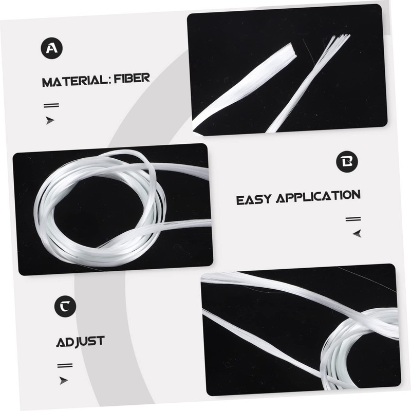 Healeved 1.5m Fiberglass Nail Extension for Manicure Art Natural Length