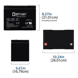 Mighty Max Battery 12V 75Ah Internal Thread Battery for Power Plants