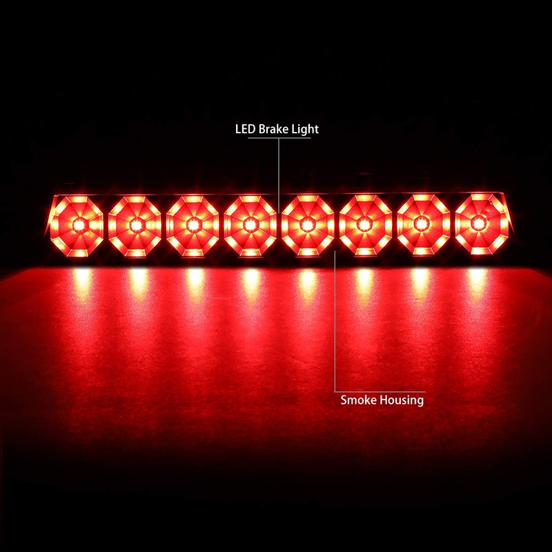 LED Tinted Third 3rd Tail Brake Light High Mount Stop
