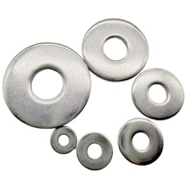 Stainless Steel M5 / 5mm X 15mm Flat Repairs Penny Washers Mudguard Fender Washer 5mm Hole and 15mm Out Side Large Diameter (M5 x 15mm x 20 Pack)