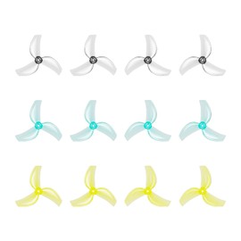 BETAFPV 12pcs Gemfan 1611 40mm 3-Blade Propellers with 1.5mm Shaft Hole, Strength Lightweight for 1102,0802SE Brushless Motors, for 2S FPV Racing Freestyle Drone like Pavo Femto Brushless Quadcopter