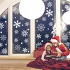 238 PCS Christmas Snowflake Window Clings Decorations, Xmas Window Stickers