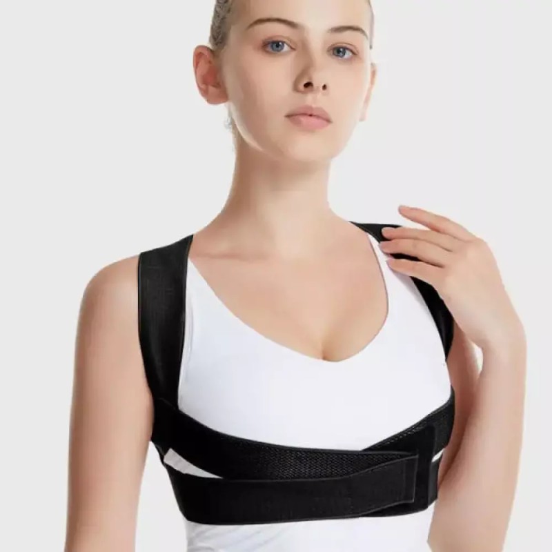 Barun Posture Corrector 말린어깨교정기 바른자세교정기 라운드숄더밴드 굽은등펴기 [M] Dried Shoulder