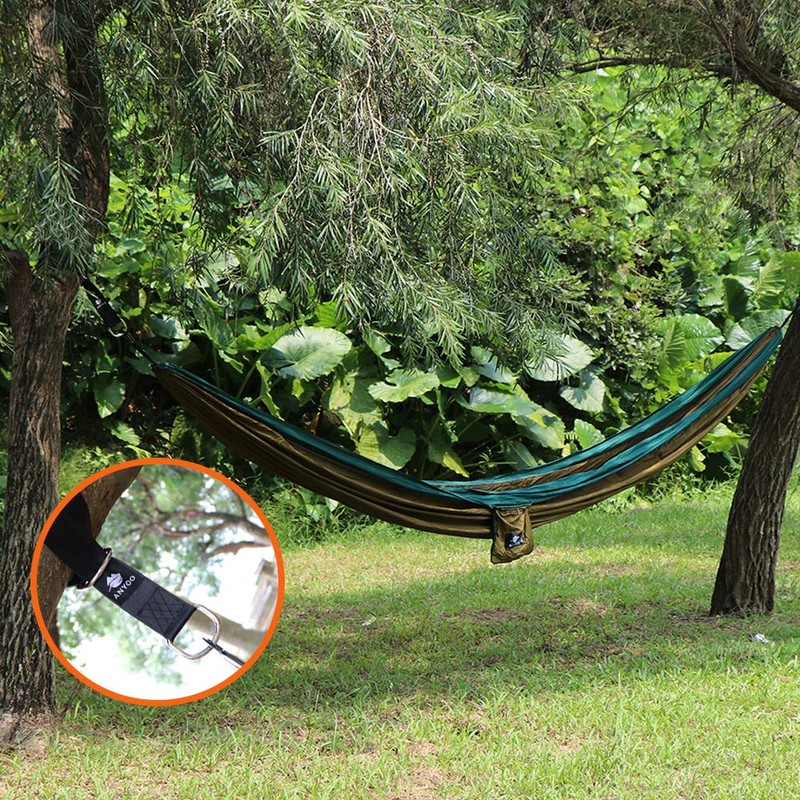 Anyoo Tree Swing Straps Hanging Kit,Durable Straps,Heavy Duty Steel Carabiners,Easy