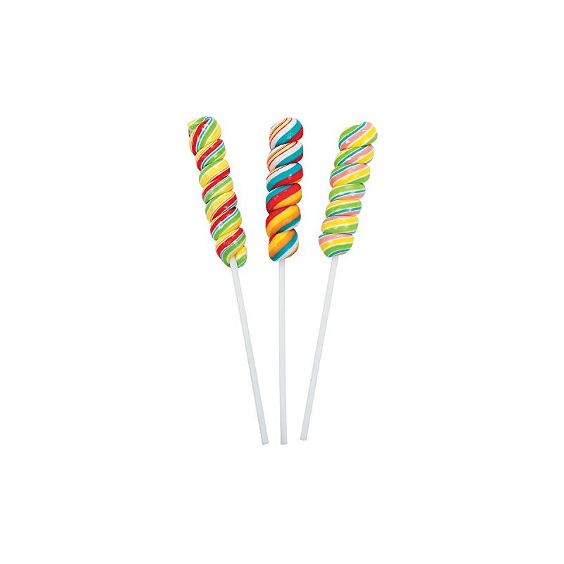 Rainbow Candy Lollipops (1-Pack of 12)