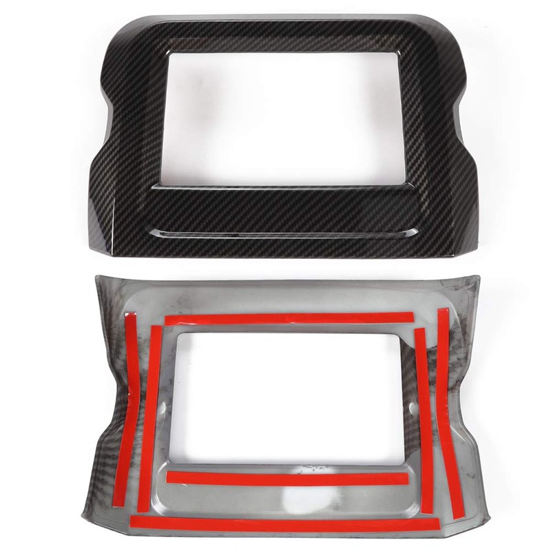RT-TCZ 7" Carbon Fiber ABS Dashboard GPS Navigation Panel Frame