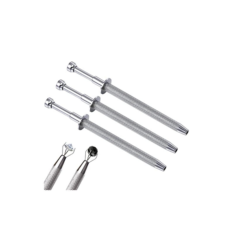 VISION TEK MED 3 Pack Stainless Steel 4-Claw Pick up