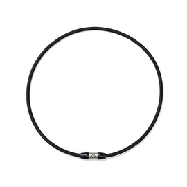 Colantotte SPORTS Necklace SR140 NEXT [AZ-1] Black x Silver L 20.1 inches (51 cm)