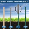Fence Post Driver, 12LBS Fence Post Driver with Handle, 2.7