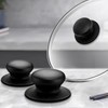 Set of 4 pot lid handles, universal pot lid, bakelite