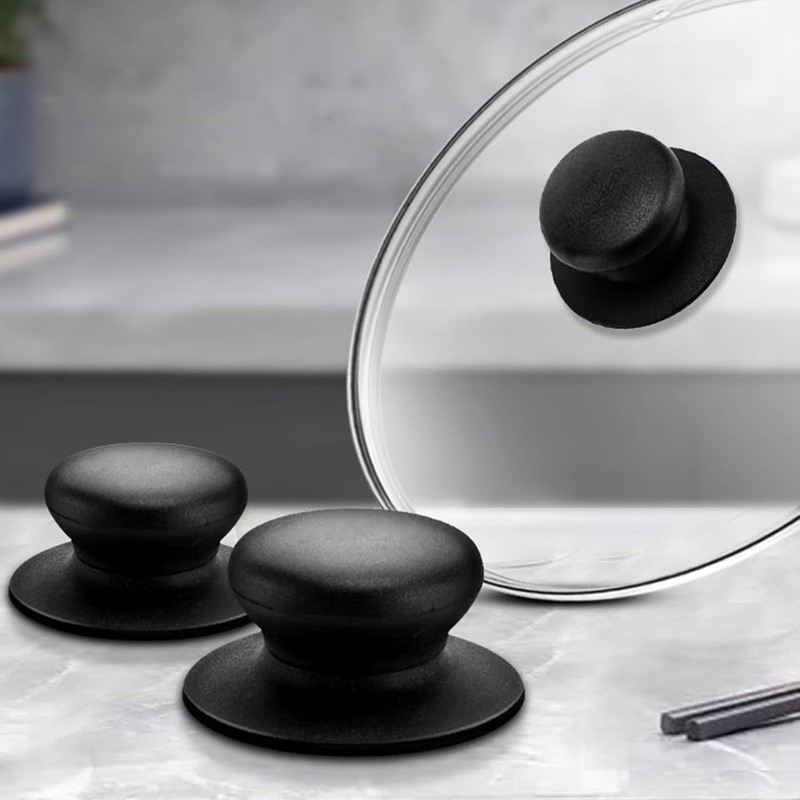 Set of 4 pot lid handles, universal pot lid, bakelite