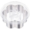 Tiger Crown Cookie Cutter, Silver, Clear, 2.8 x 2.8 x