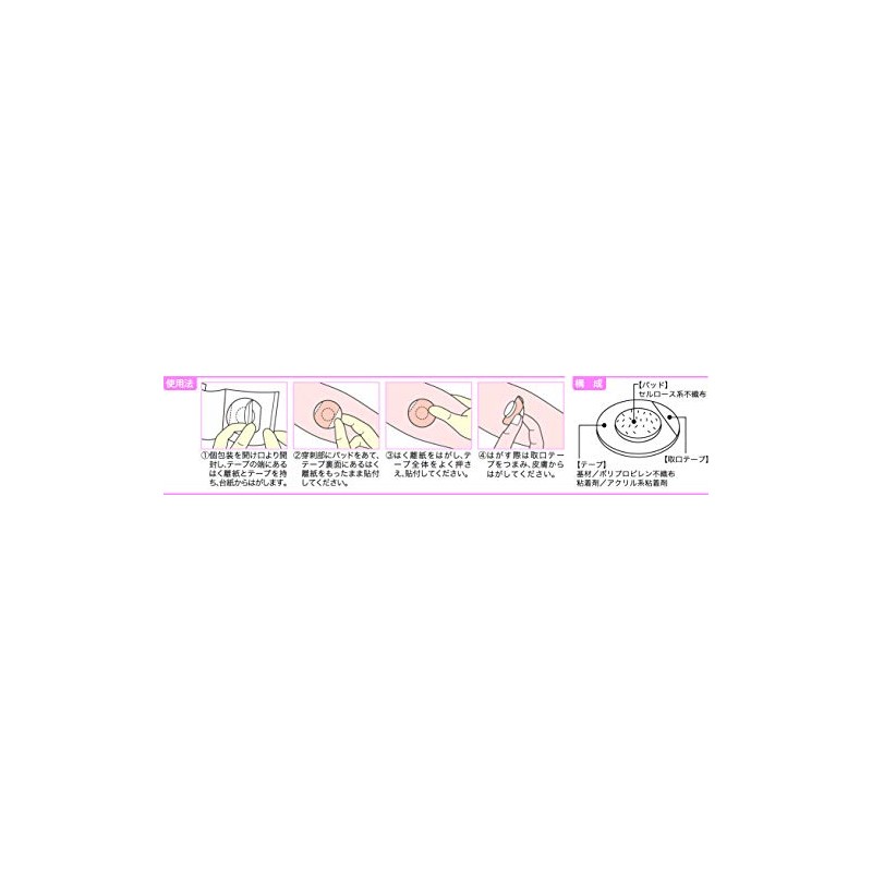 nitiban Dressings Pad with it injekusyonpaddomairudo 30 m Diameter Pads Part